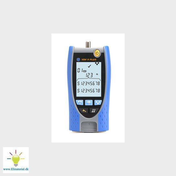 VDV II PLUS - PDS tester med display og kabel lngde