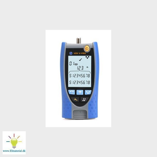 VDV II PRO - PDS kabeltester med display kabellngde, TDR og PoE