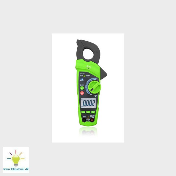 Elma 9200BT Sand RMS AC/DC tangamperemeter med Bluetooth Gratis APP og indbygget LED lommelygte