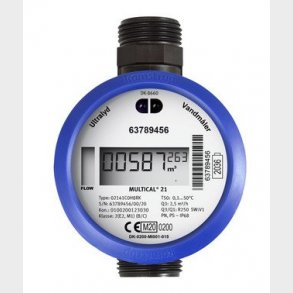 Kamstrup MULTICAL® 21 vattenmätare 2,5 m3/h kallvatten