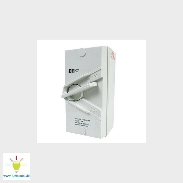 Sikkerhedsafbryder 63A, AC23, 3P+N, Gr