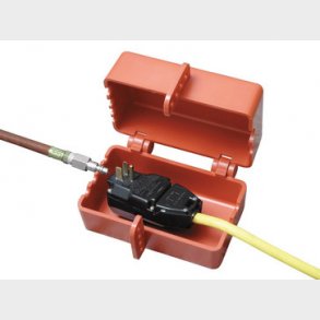 Lockout af elektrisk/pneumatisk stik, stor,  r�d