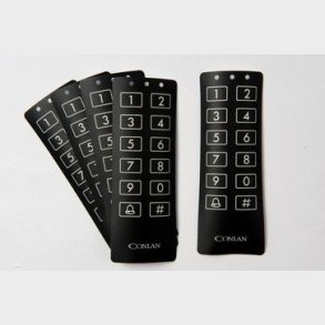 Etiketter för CT svart klassisk 5 st