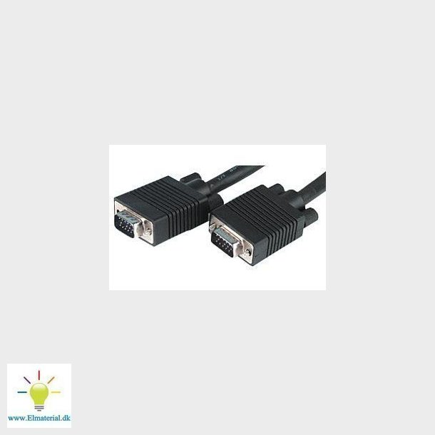 Vga kabel HD15 polet han-han ferrite 10M