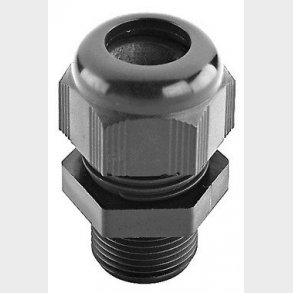 Forskruning polyamid lang M50 �24-38,5 IP68 gr�