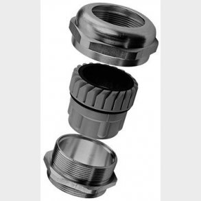 Forskruning messing M32 �7-17 IP68 kort