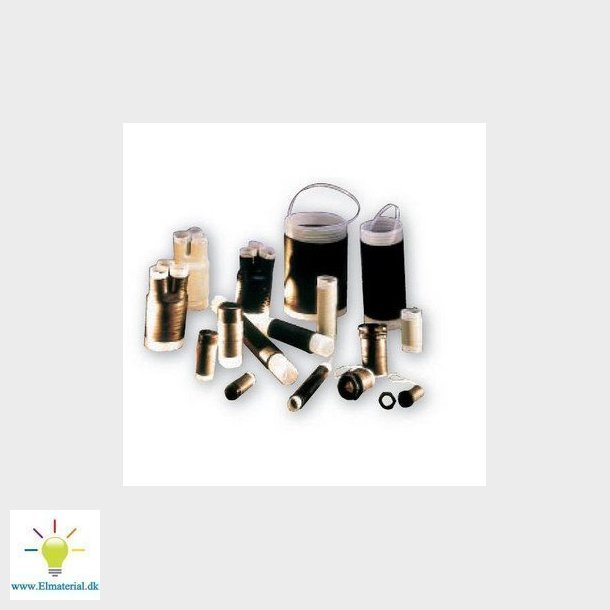 3MTM 8428-6 Koldkrymprr i sort EPDM gumm. Kabeldiameter max/min 49.3-24.0, lngde efter krymp ca. 1