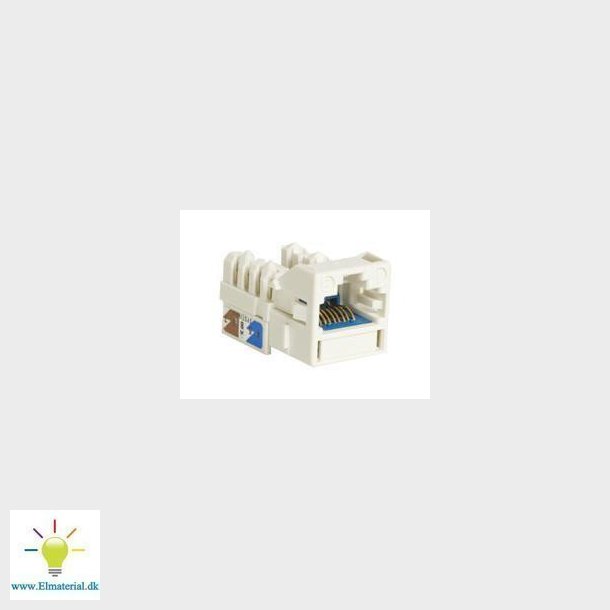 Modular jack Kat5E MPS100E hvid
