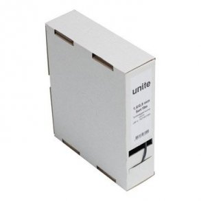 Unite krympeflex minibox med lim 12/4 mm sort 2,5 m