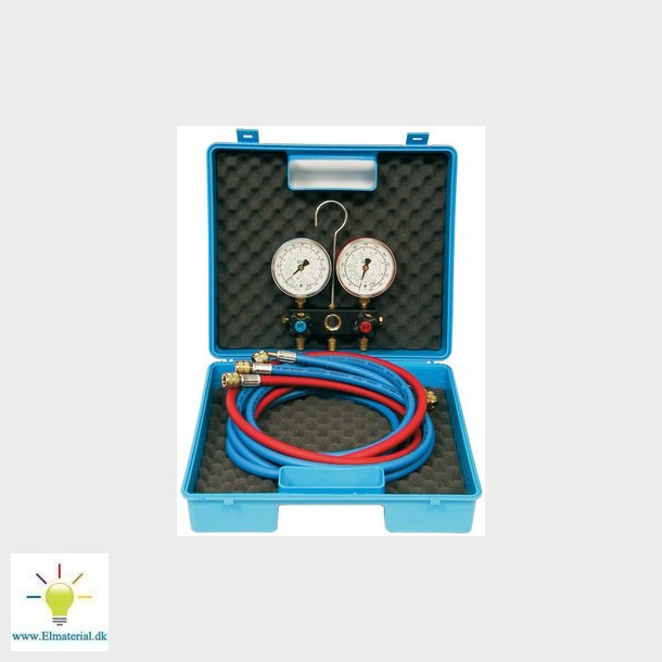 Manometermanifold, 4-vejs - R410A