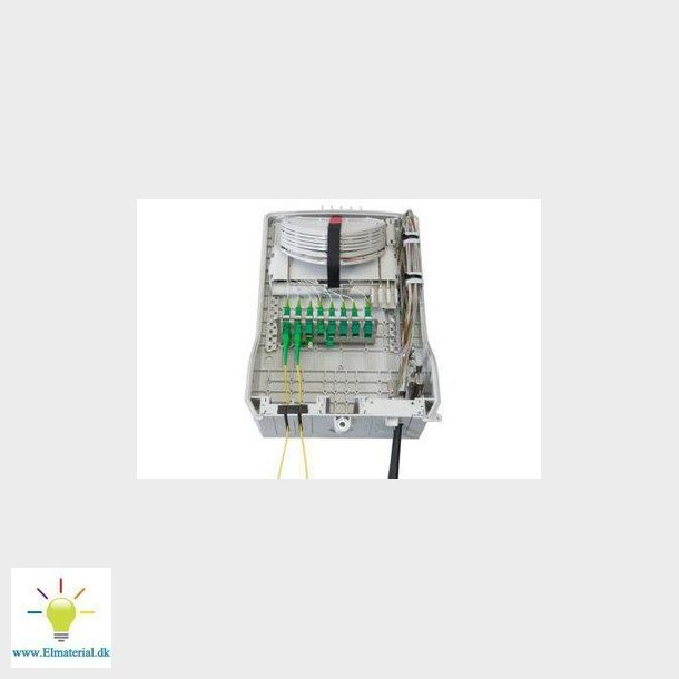 Splidseboks BUDI-1S-T-A inklusiv patchpanel