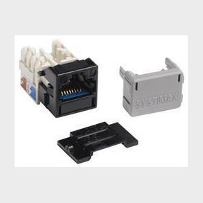 Modular jack Kat6A MGS600 sort