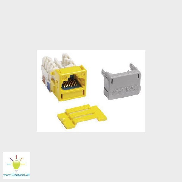 Modular jack Kat6A MGS600 gul