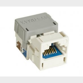 Modular jack Kat6A MGS600 hvid PK100