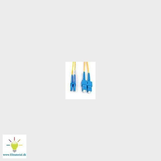 Fiberpatchkabel SC / UPC-LC / UPC enkell&auml;ge Duplex 1,5 m