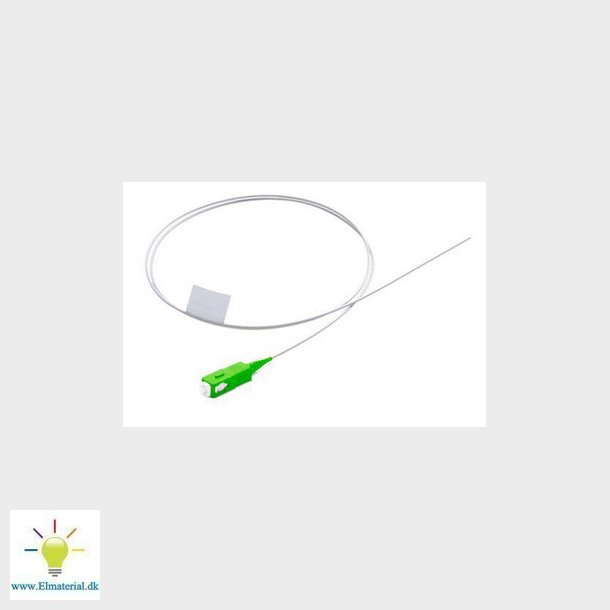 Pigtail SC / APC 9/125 m singelmode G 657A 900MY 2 m