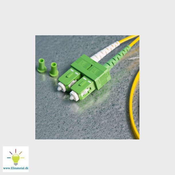 Fiberpatchkabel sc/apc-sc/apc singlemode duplex 1M