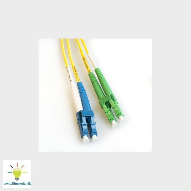 Fiber patchkabel OS2 LC/UPC-LC/APC duplex 1m