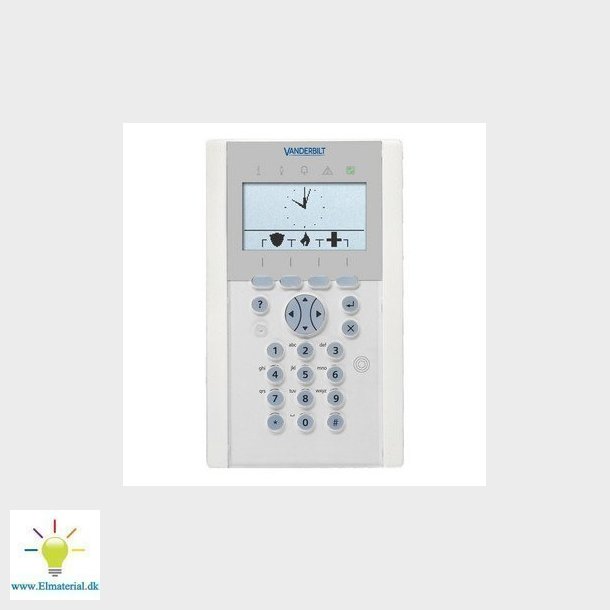 Betjeningspanel comfort med EM kortlser og audio, SPCK623