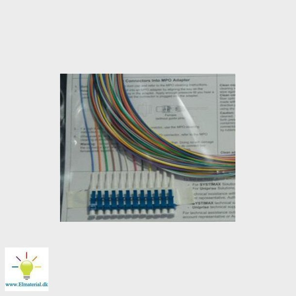 LC pigtail kit OS2 moms 12xOS2 1,53m