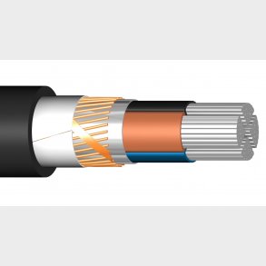 Kabel Axqj 4X185 / 57 Sort T500