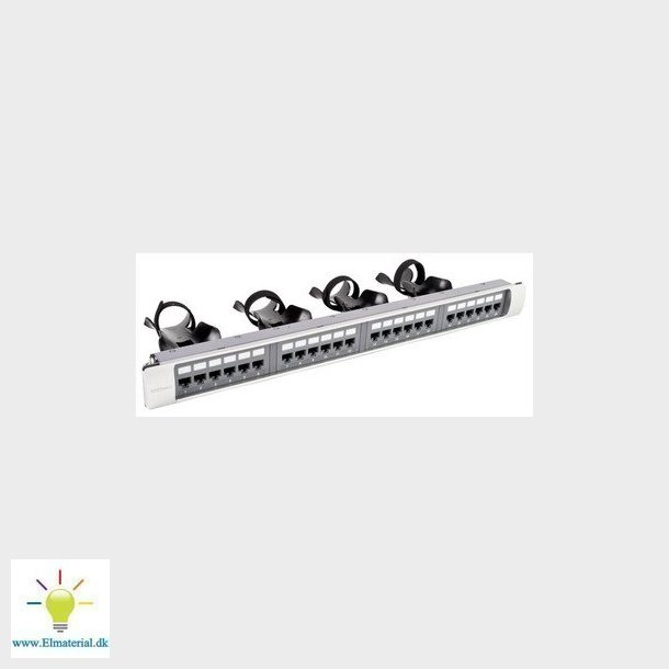 360 Patchpanel Kat6A GS6 24P U/UTP Ipatch ready 1U