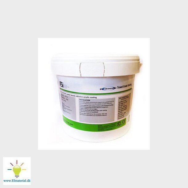 FSI Pyrocoustic&reg; akryl brandmastik 5 kg - Hvid