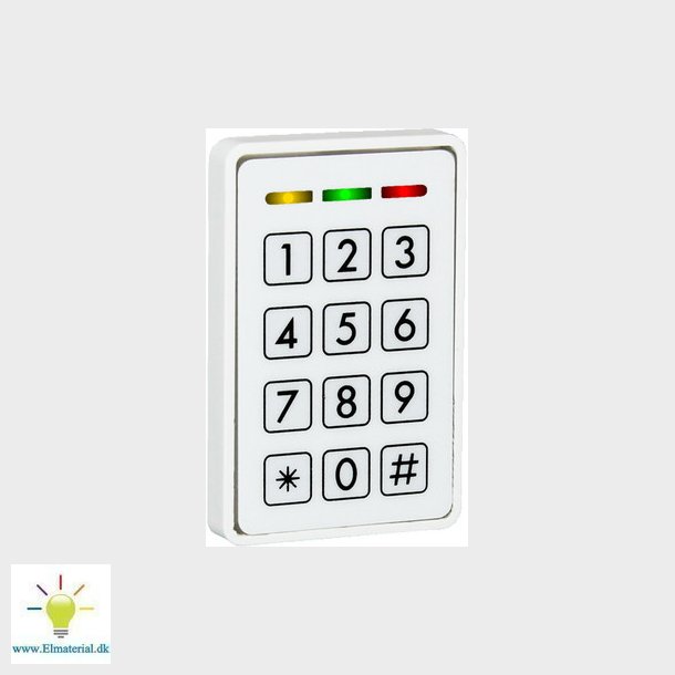 Kodetastatur og Mifare lser CM1000 white mykey 112 module