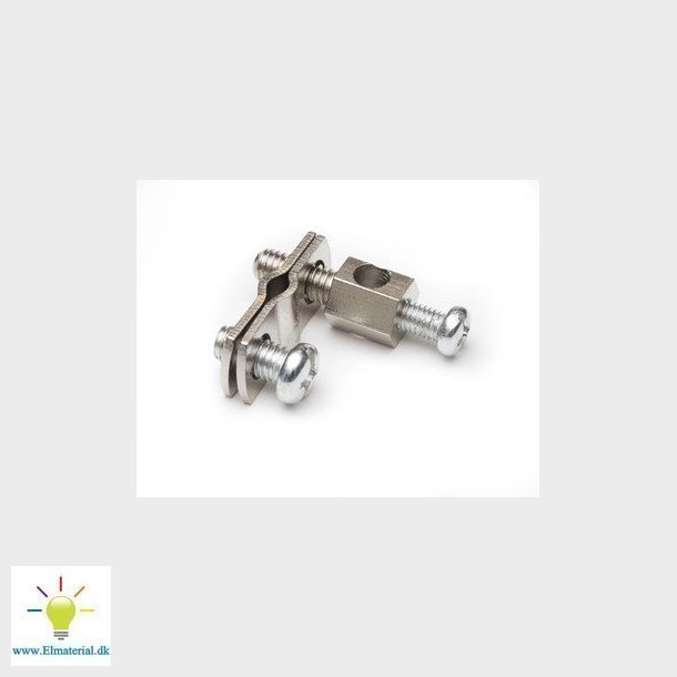 Potentialudligningsklemmer 10 stk 4-8mm (Kobber/nikkel) 2,5 - 16mm2 tilslutning