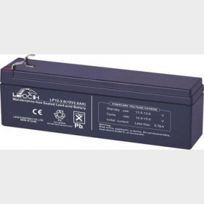 Blybatteri 12V - 2,6 Ah F1