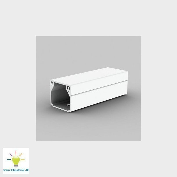 Unite kabelkanal LHD 20x20 hel kasse  48M (Hvid)