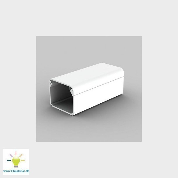 Unite kabelkanal LHD 30x25 hel kasse  48M (Hvid)