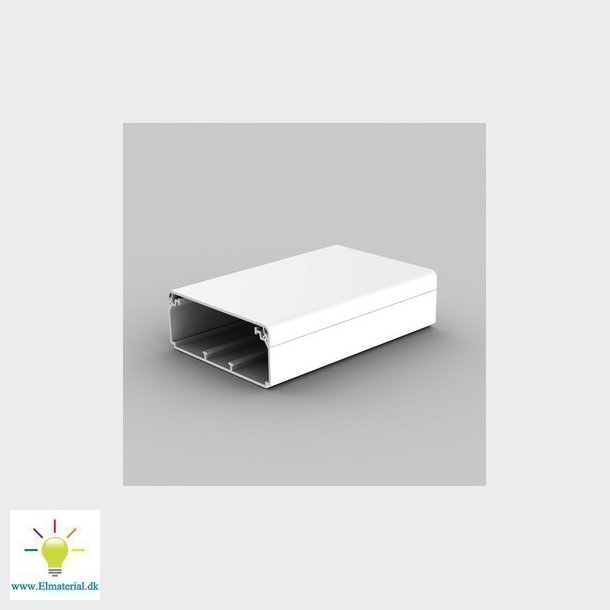 Unite kabelkanal EKD 100x40 hel kasse  8M (Hvid)