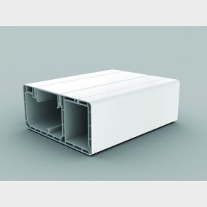 Unite kabelkanal PK 120x55 hel kasse  8M (Hvid)