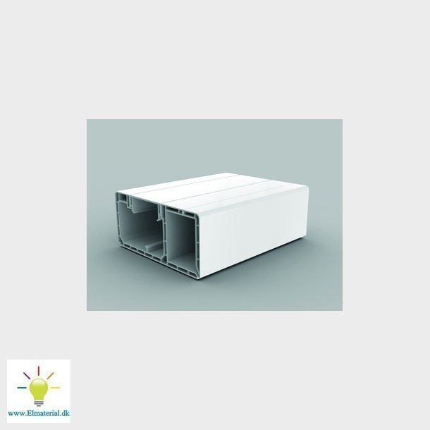 Unite kabelkanal PK 120x55 hel kasse  8M (Hvid)