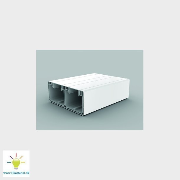 Unite kabelkanal PK 160x65 hel kasse  6M (Hvid)