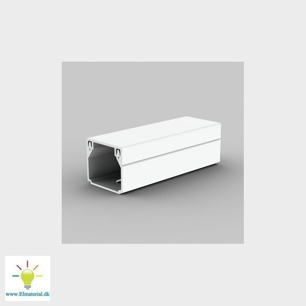 Unite kabelkanal LHD 20x20 HF hel kasse  48M (Hvid)