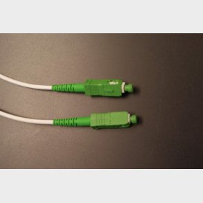 Fiberpatchkabel sc / apc-sc / apc singlemode simplex 3mm Vit mantel 3M