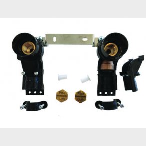 Unite koblingsd�se dobbelt push 15 mm x 12