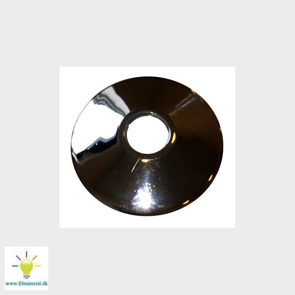 Unite forkromet roset 80 mm x 12" (2 stk)