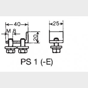 Endestop, galvaniseret stl