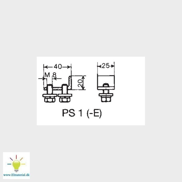 Endestop, galvaniseret stl