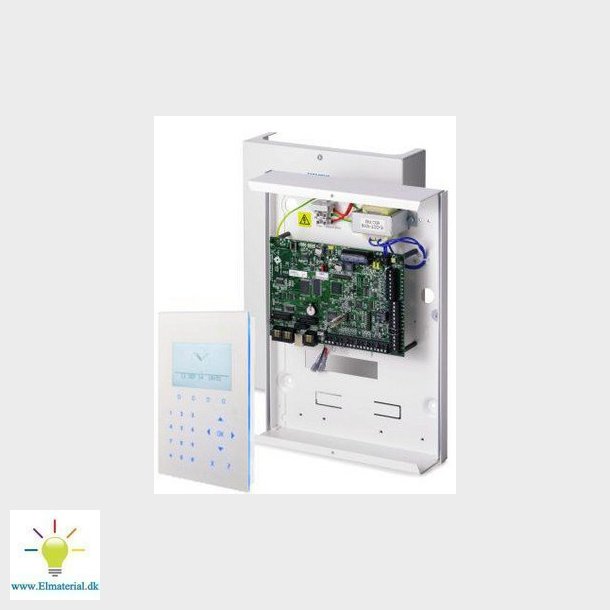 AIA central 8 - 32 zoner SPC4320 + SPCK520 betjeningspanel med touch og audio