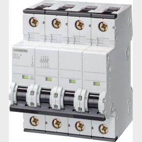 Automatisk säkring C 63A 3P +N 10Ka