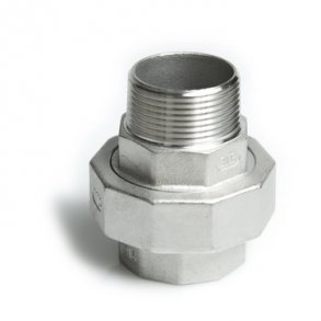 Union syrefast 1 muffe/nippel AISI316/CF8M