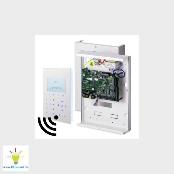 Kit AIA central(med plasticlg) SPC4320 + SPCK521 betjeningspanel med touch og EM/Mifare kortlser