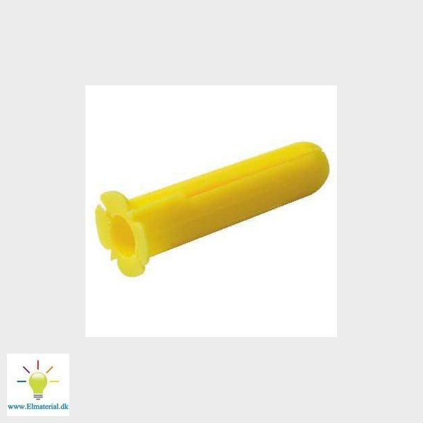 Unite plugs LM gul 5,5X23 10pk =1000 stk