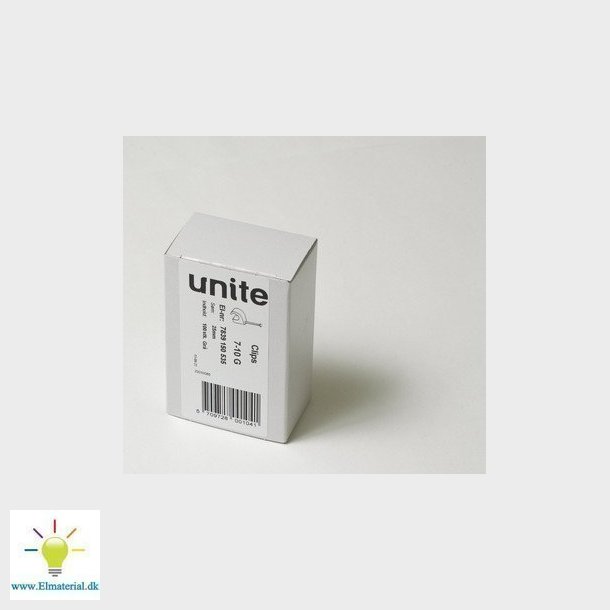 Unite clips LM 8-12G sm 30 10PK=1000 stk