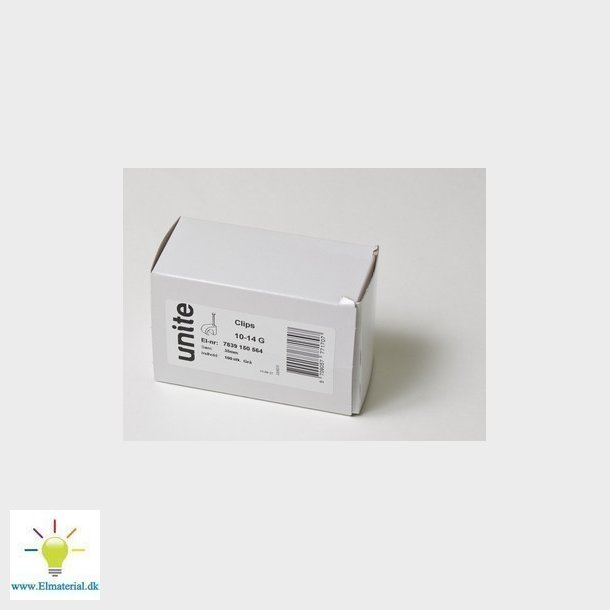 Unite clips LM 14-20G sm 45 10pk=1000 stk