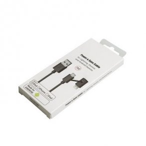 Unite kabel til Iphone / Android 1M sort